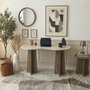 Hanah Home Escritorio de Estudio Infini Travertino y Nogal